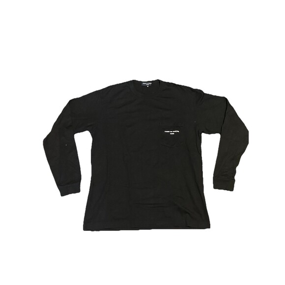 Comme Des Garçons‎ Long Sleeve Pocket T Shirt Logo Size Medium Japan - Picture 1 of 6
